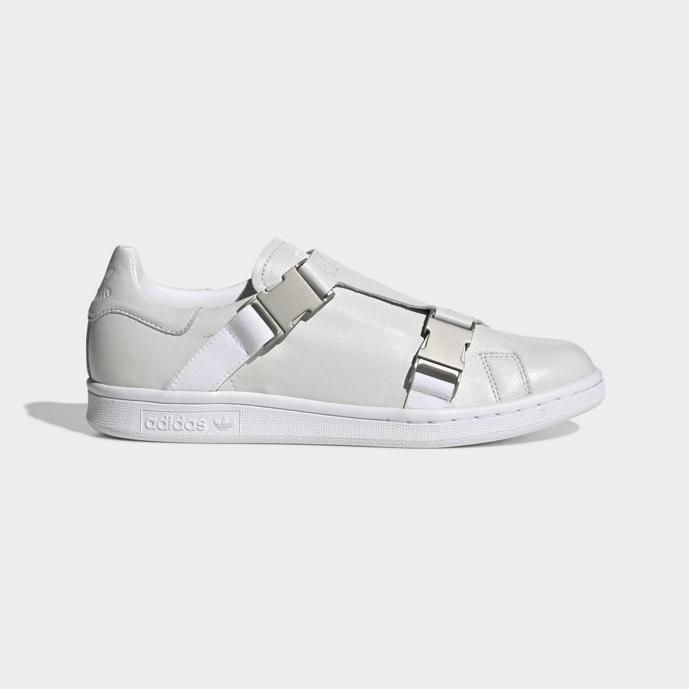 Originals Adidas Stan Smith Buckle Dama Romania - Albi/Aurii Metal EE4881